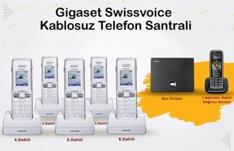 Swissvoice Gigaset C530 6 Dahili Telsiz Kablosuz Telefon Santrali