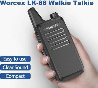 Worcex Lk-66 Açık Alan 15km Mesafeli Pmr Telsiz (tekli Paket)