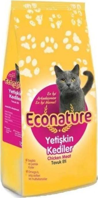 Econature Tavuklu Yetişkin Kedi Maması 1 Kg