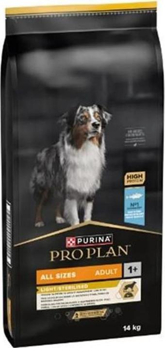 Pro Plan All Size Beyaz Balıklı Sterilised-Light Yetişkin Köpek Maması 14 Kg