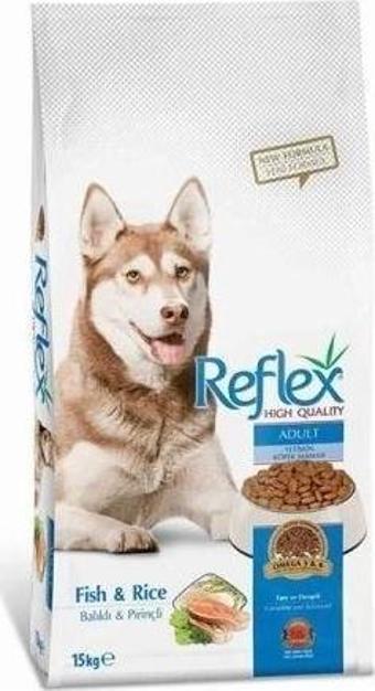 Reflex Balıklı ve Pirinçli Yetişkin Köpek Maması 15kg