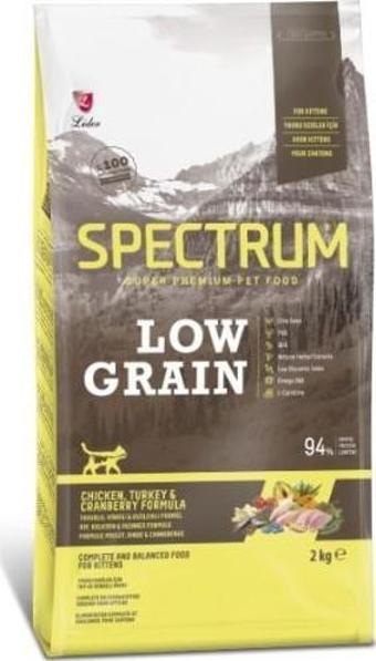 Spectrum Low Grain Tavuklu Hindili Ve Kızılcıklı Yavru Kedi Maması 2 Kg 