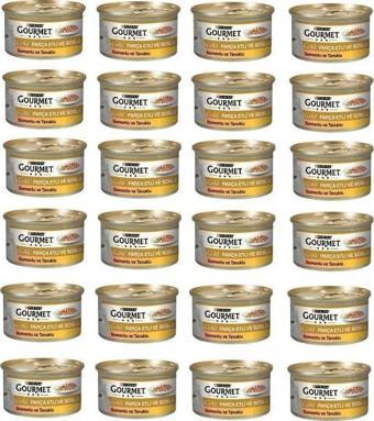 Gourmet Gold Somon Ve Tavuklu Kedi Konservesi 85 Gr*24 Adet