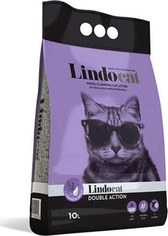 Lindocat Lavanta + Argan İnce Taneli Kokulu Kedi Kumu 10 Lt