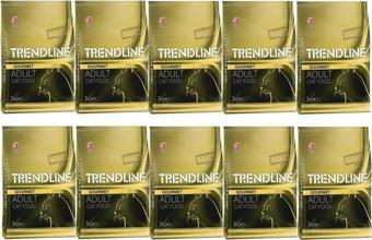 Trendline Gurmet Yetişkin Kedi Maması 1 Kg 10 Adet