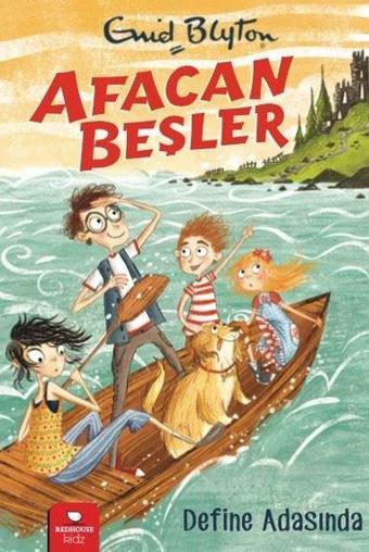 Afacan Beşler - Define Adasında - Enid Blyton - Redhouse Kidz Yayınları