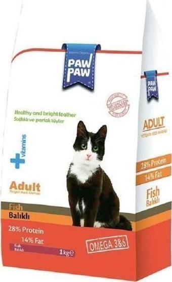 PawPaw Balık Etli Yetişkin Kedi Maması 1kg