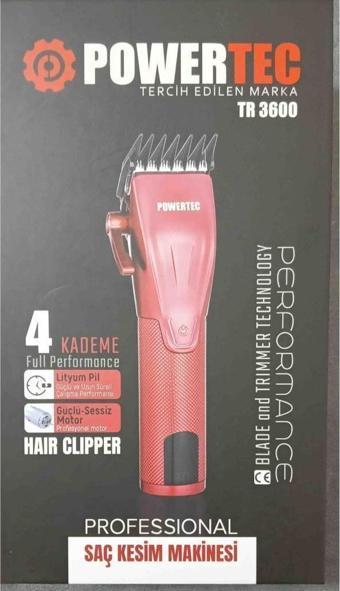 Powertec TR-3600 Saç Tıraş Makinası