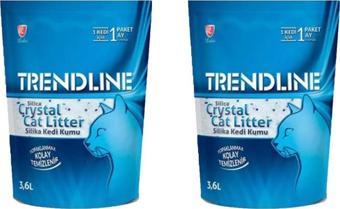 Trendline Tozsuz Silika Kedi Kumu 3,6 Lt * 2 Adet