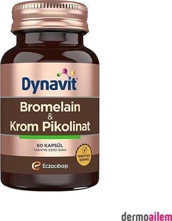 Dynavit Bromelain Krom Pikolinat 60 Kapsül