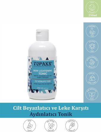 Topaxx Arbutin Etkili Kararma Ve Leke Karşıtı Cilt Beyazlatıcı Aydınlatıcı Tonik 250 ml