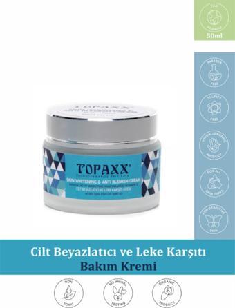 Topaxx Arbutin Etkili Kararma Ve Leke Karşıtı Cilt Beyazlatıcı Aydınlatıcı Krem 50 ml