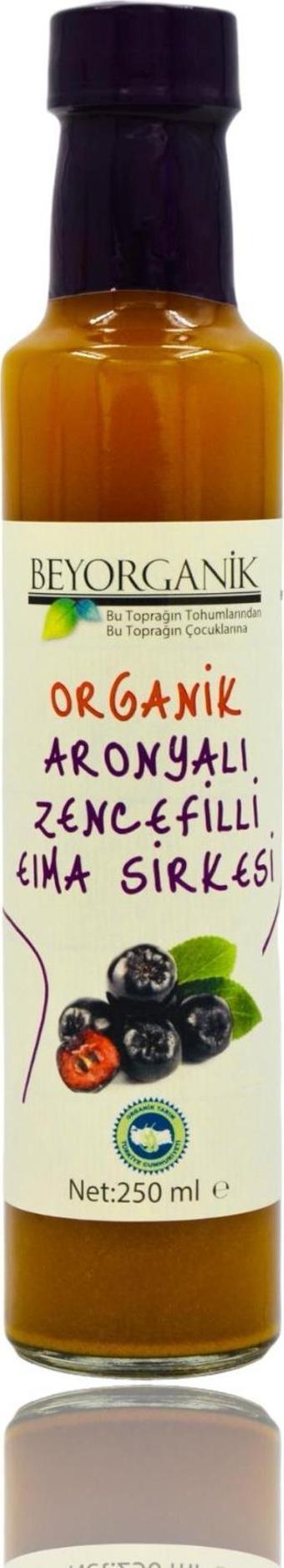 Beyorganik Organik Aronyalı Zencefilli Elma sirkesi 250ml