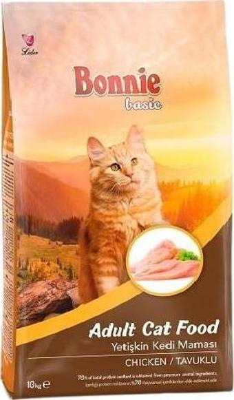 Bonnie Chicken Tavuklu Yetişkin Kedi Maması 10 kg