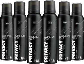 Privacy Man Addiction Erkek Deodorant 6x150ml