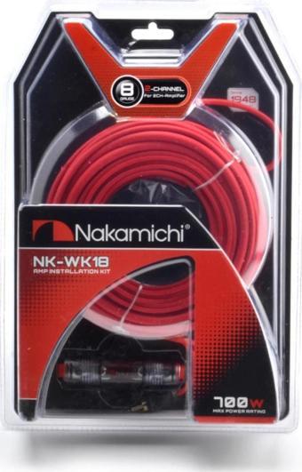 Nakamichi Nk-Wk18 - Amplifikatör Montaj Kiti 8Ga % 100 Bakır