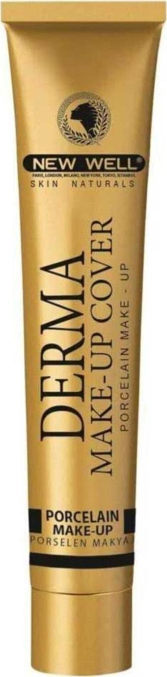 New Well Yoğun Kapatıcı Fondöten - Derma Make Up Cover 02 Bronz 30 ml