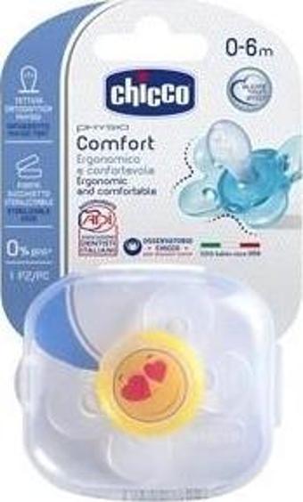 Chicco Physio Comfort Silikon Emzik Smile 0 Ay +