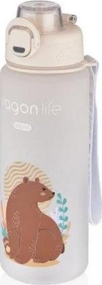 Vagon Motivasyon Matara 2352 Gri 800 ml