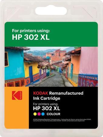 Kodak HP302 HP Renkli  Mürekkep Kartuşu