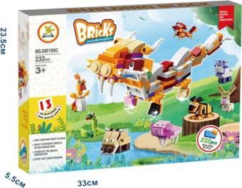 Kızılkaya Oyuncak Lego Hayvanlar 232 Parça KZL-SM198C