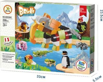 Kızılkaya Oyuncak Lego Hayvanlar 295 Parça KZL-SM206C