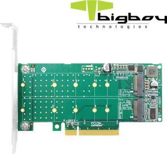 Bigboy PCIe 4.0 x4 PCIe 4.0 x8 2xM.2 2xNVMe Çevirici Ünite