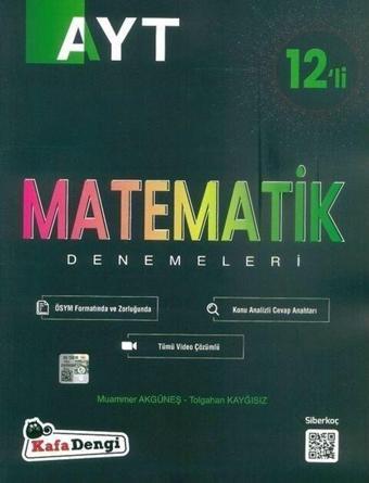 Kafa Dengi Yayınları AYT Matematik 12 li Deneme - Kafa Dengi