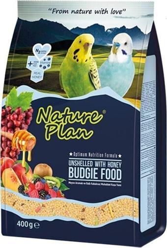 Nature Plan Kabuksuz Muhabbet Kuşu Yemi 400 gr x 5 Adet