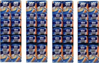 Gillette Kartela Blue 3 Bıçaklı 40 Adet