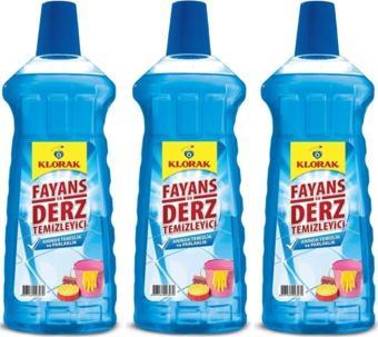 Klorak Fayans Ve Derz Temizleyici (mavi Su) 970 ml* 3 adet