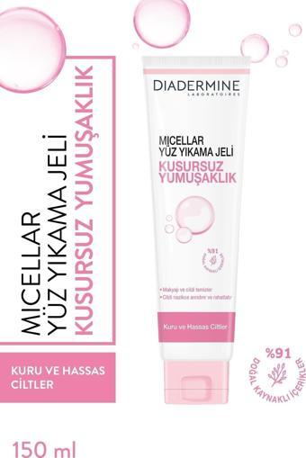 Diadermine Micellar Yüz Yıkama Jeli Kusursuz Yumuşaklık 150 Ml