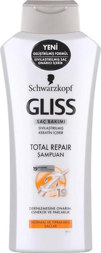 Gliss Normal ve Yıpranmış Saçlar Onarıcı Şampuan 650 ml.