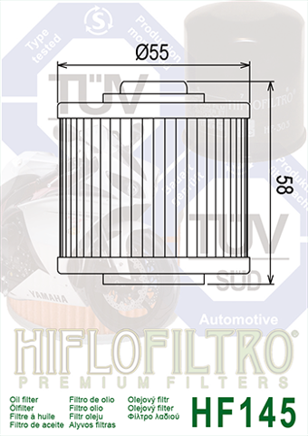 Hf145 Hıflo 1996-2000 Yamaha Virago Xv 1100 Yağ Filtresi