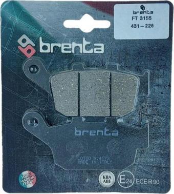 Brenta 431-226 2010-2017 Honda CBR 250 R Uyumlu Arka Fren Balatası Organik Balata