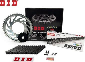 Did-Sunstar 2006-2016 Kawasaki ER-6 F Uyumlu Zincir Dişli Set Oring Zincir Çelik Renk