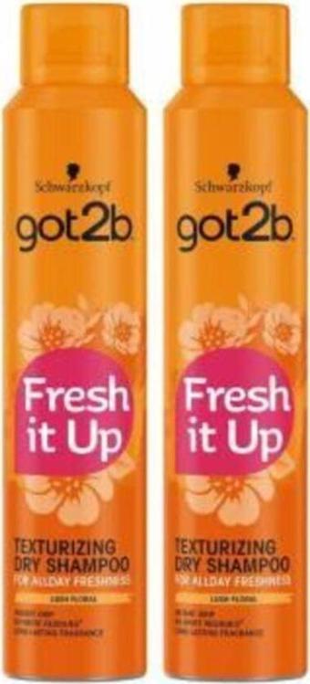 Got2B Fresh It Up Texture Kuru Şampuan 200 ml *2 Adet