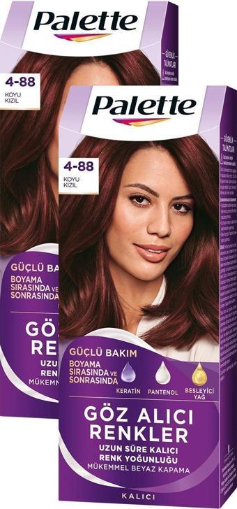 Palette Göz Alıcı Renkler 4-88 Koyu Kızıl  X 2 Adet