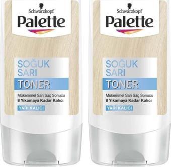 Palette Soğuk Sarı Toner X 2 Adet