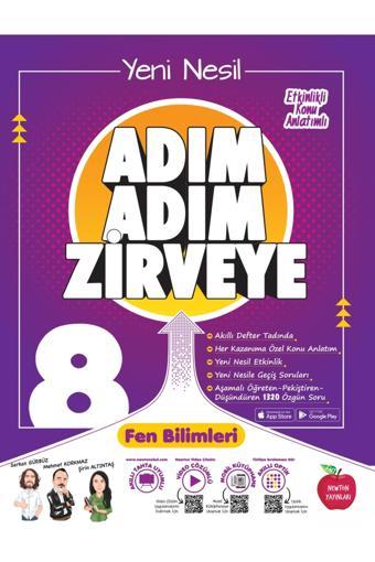Newton 8. Sınıf Adım Adım Fen Bilimleri Soru - Newton Yayınları