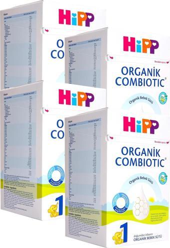 Hipp 1 Organik Combiotic Bebek Sütü 800 gr x 4 Adet