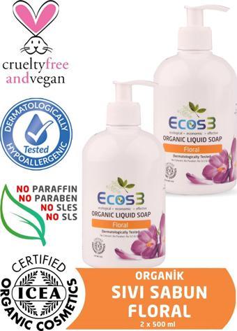 Organik Sıvı Sabun Floral 2’li SET (2 x 500 ML)