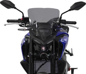 GP Kompozit Yamaha MT-25 2020-2023 Uyumlu Ön Cam Siyah