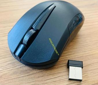 Ata Elektronik Kaliteli Uygun Fiyata Kablosuz Wıreless Optik Fare Mouse Maus 2.4g Usb Siyah