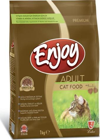 Enjoy Tavuk Etli Yetişkin Kedi Maması 1 Kg*2 Adet