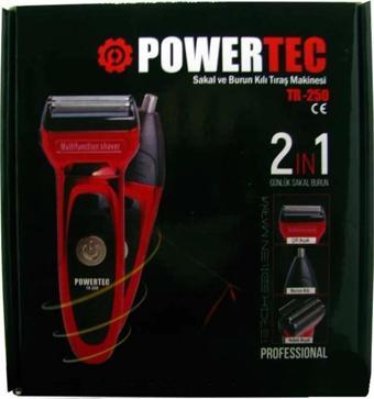 Powertec TR-250 Günlük Sakal Ve Burun Kili Makinesi