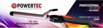 Powertec TR-38 Profesyonel Saç Maşası 38mm çap ölçüsü