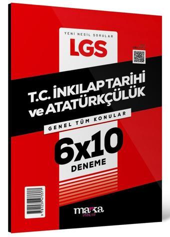 2025 LGS Genel Tüm Konular T.C. İnkılap Tarihi ve Atatürkçülük 6 Deneme - Marka Yayınları