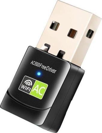 Schulzz 600 Mbps USB Mini Wifi Adaptörü RTL811 5GHz Kablosuz Alıcı