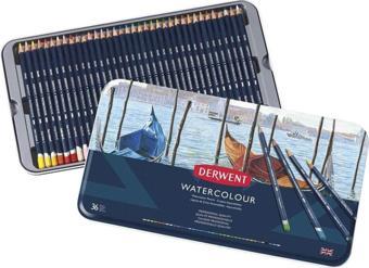 Derwent Watercolour 36'lı Sulandırılabilir Kuru Boya Kalem Seti / 32885